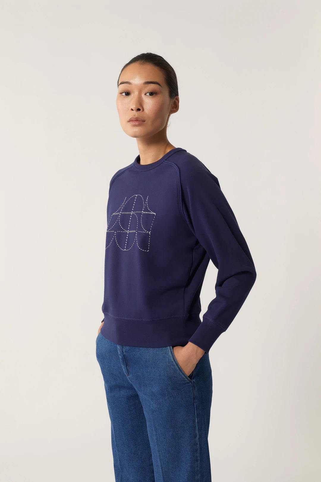 women's pascal sweater bleu