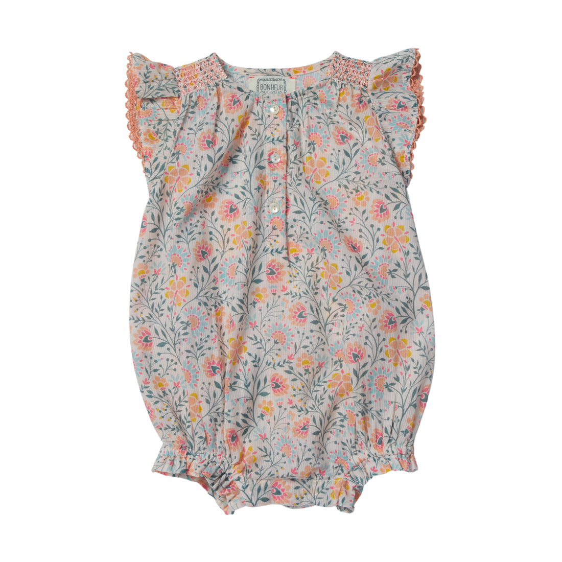 colombe floral onesie