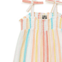baby romper multi stripe