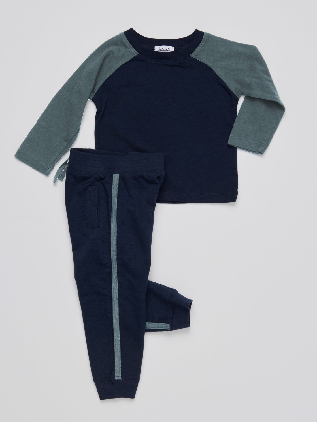 baby no more blues ls set dress blues