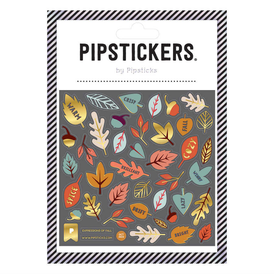 expressions of fall stickers