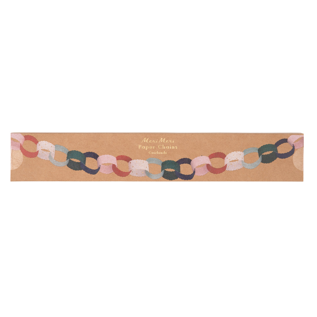 scalloped christmas paper chains
