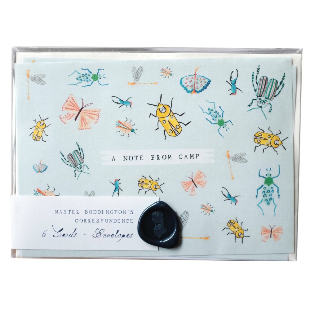 a note from camp - box of 6 notecards