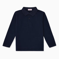 baby braulio ls polo shirt navy