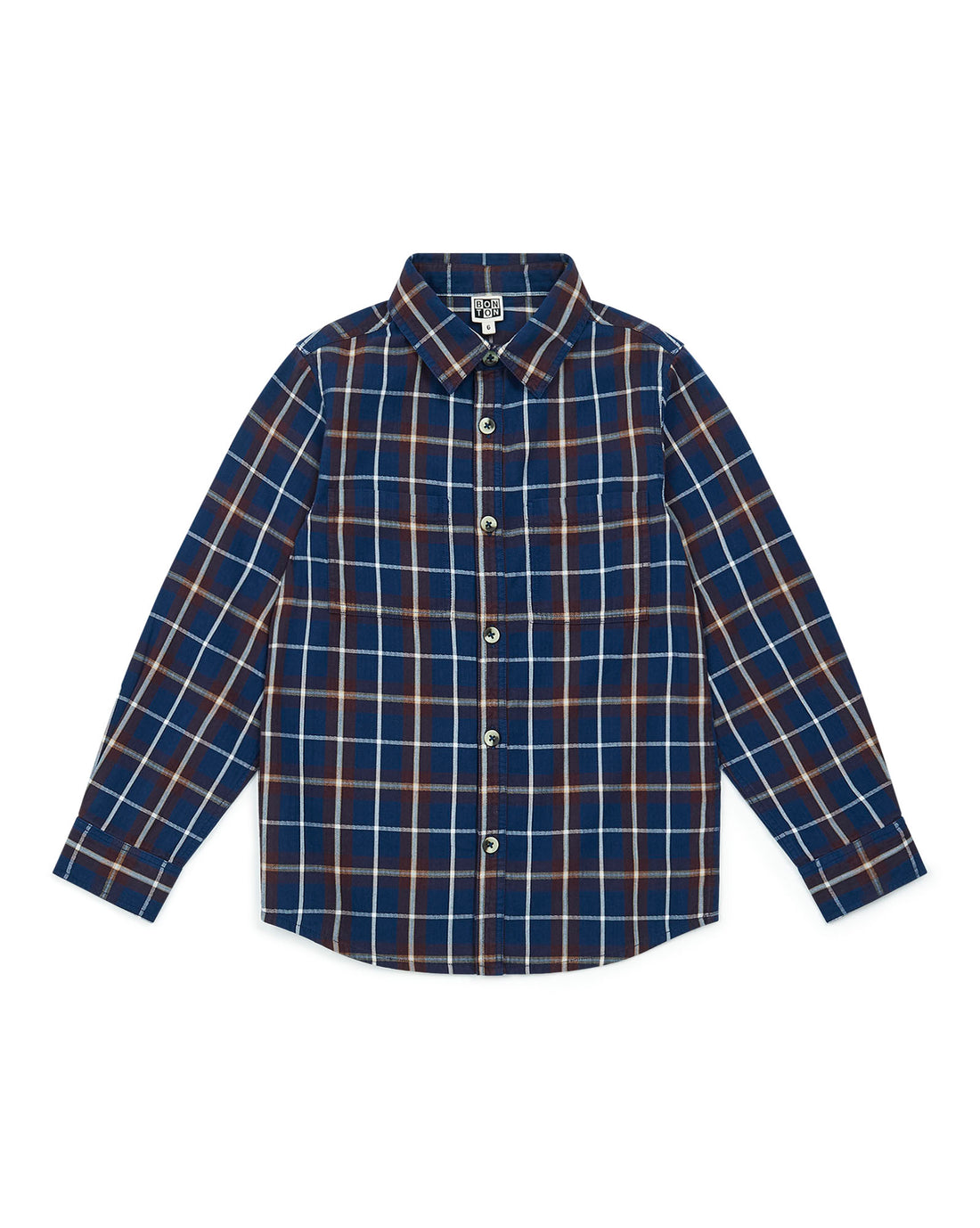 shirt carreau denim