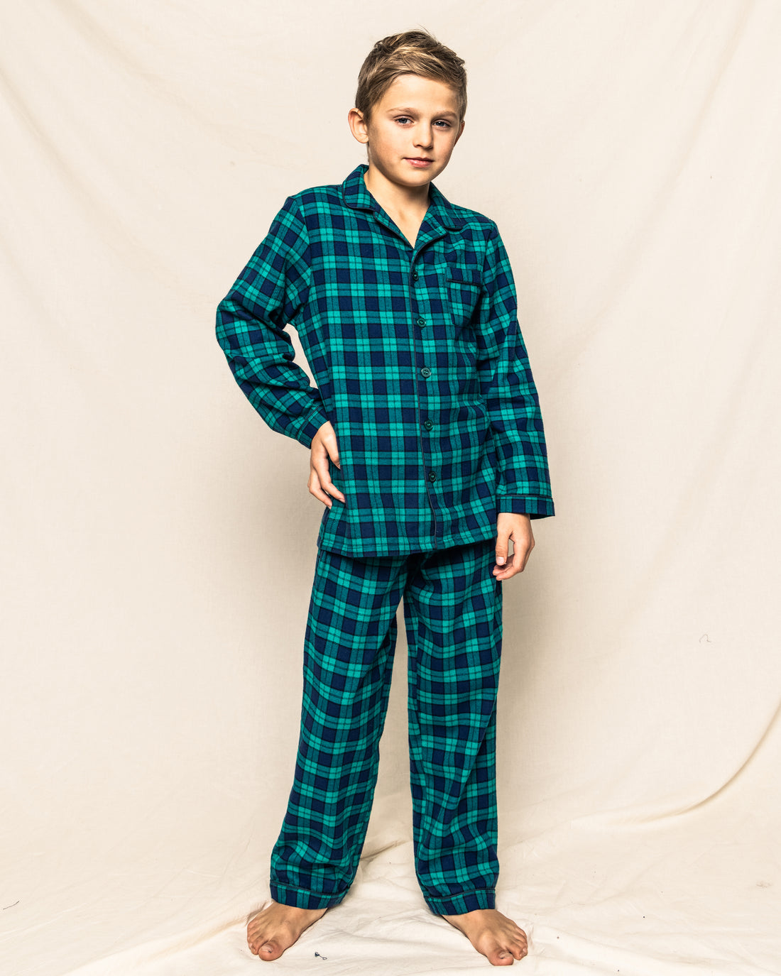 pajama set highland tartan