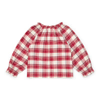 blouse carreau rouge