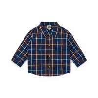 baby shirt carreau denim