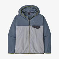 baby micro d snap jacket salt grey