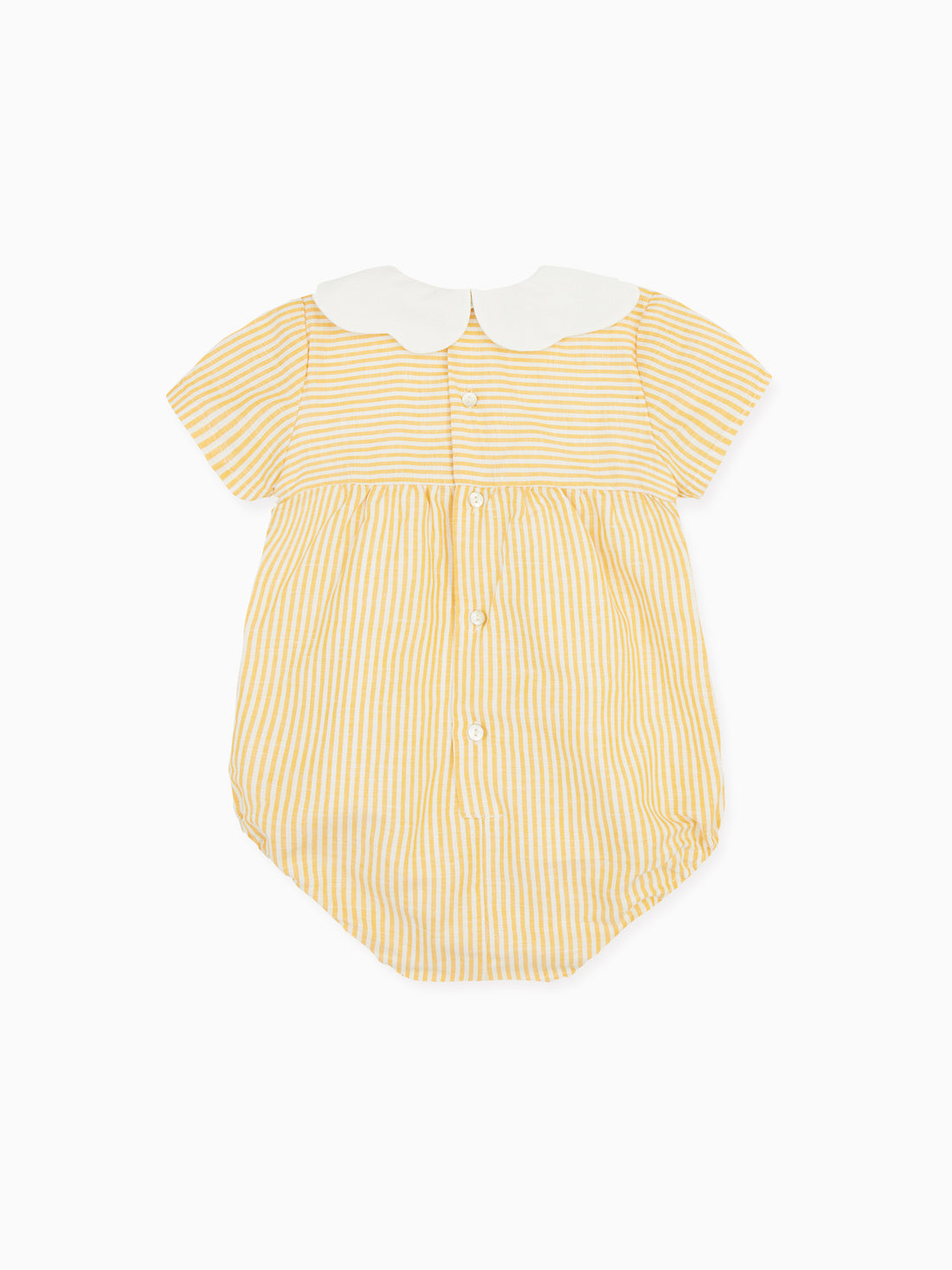 lina rompersuit yellow stripe