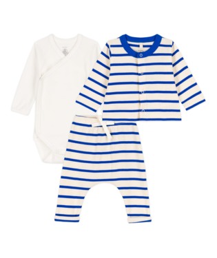 ls bodysuit/cardigan/pant set