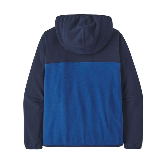 boys micro d snap jacket blue