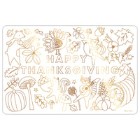 thanksgiving coloring placemats