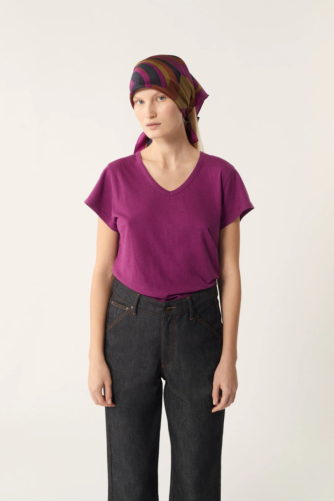 women's dominique tee fushia