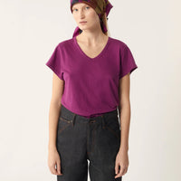 women's dominique tee fushia
