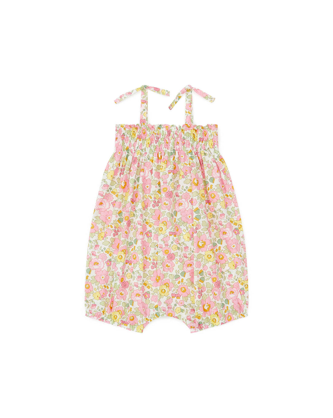 baby romper liberty rose