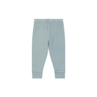 baby jersey legging bleu bonton