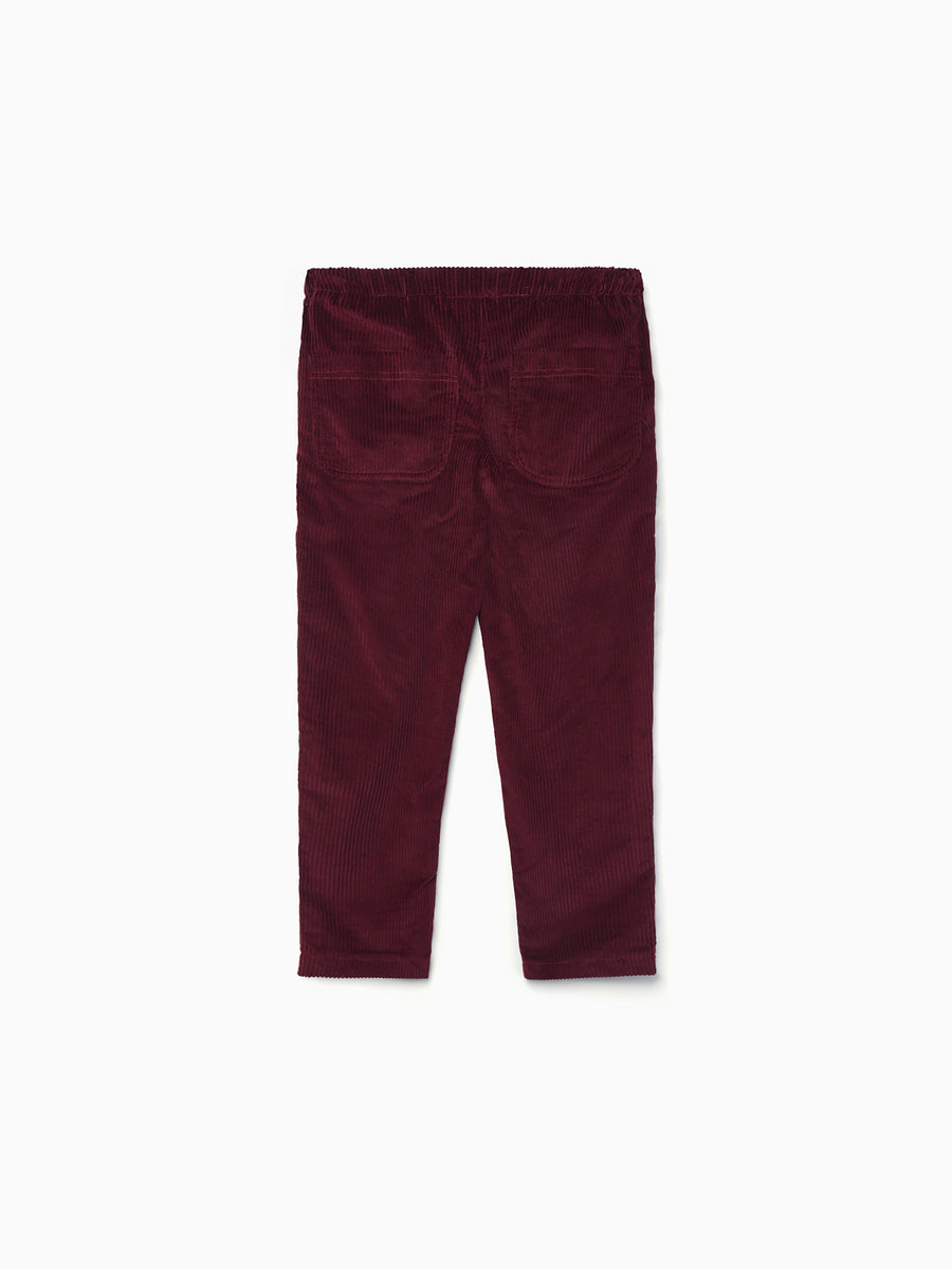 benito trouser burgundy