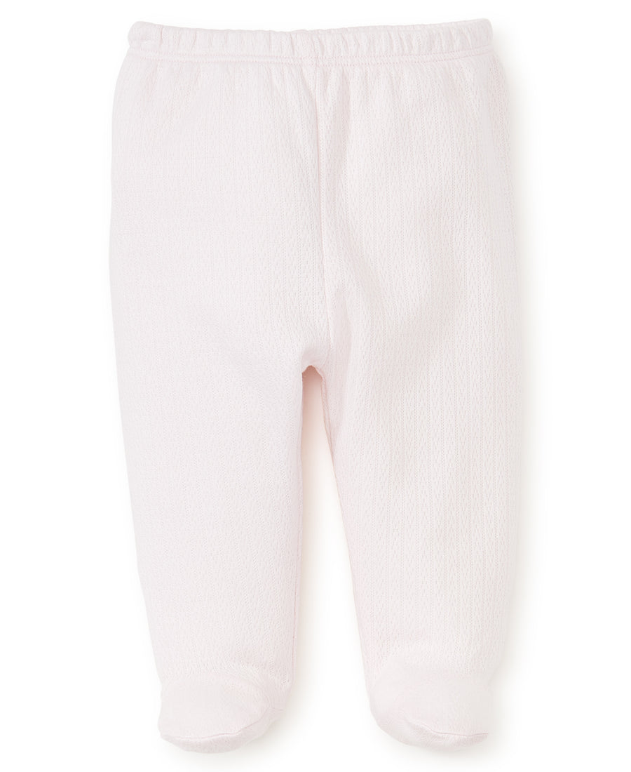 pointelle footed pant