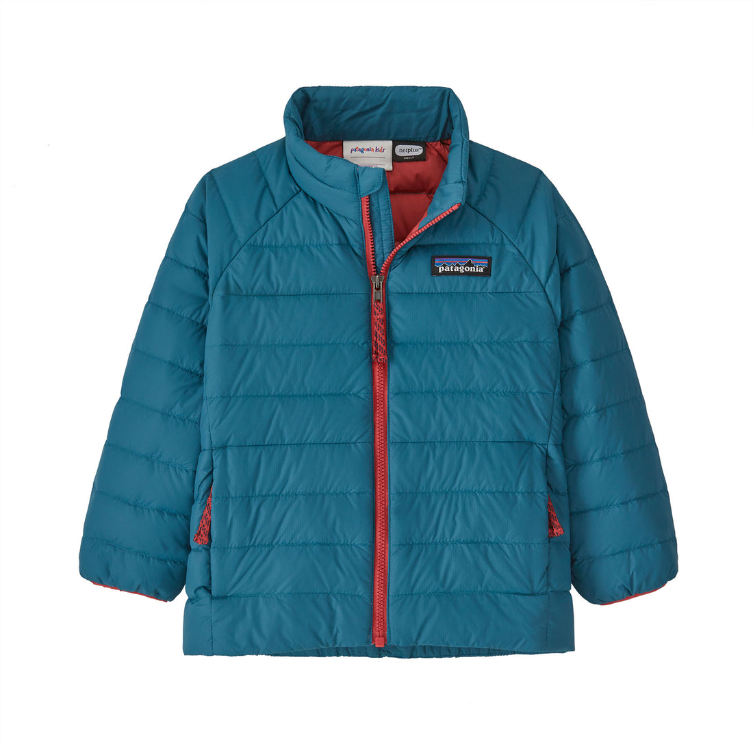 down sweater wavy blue