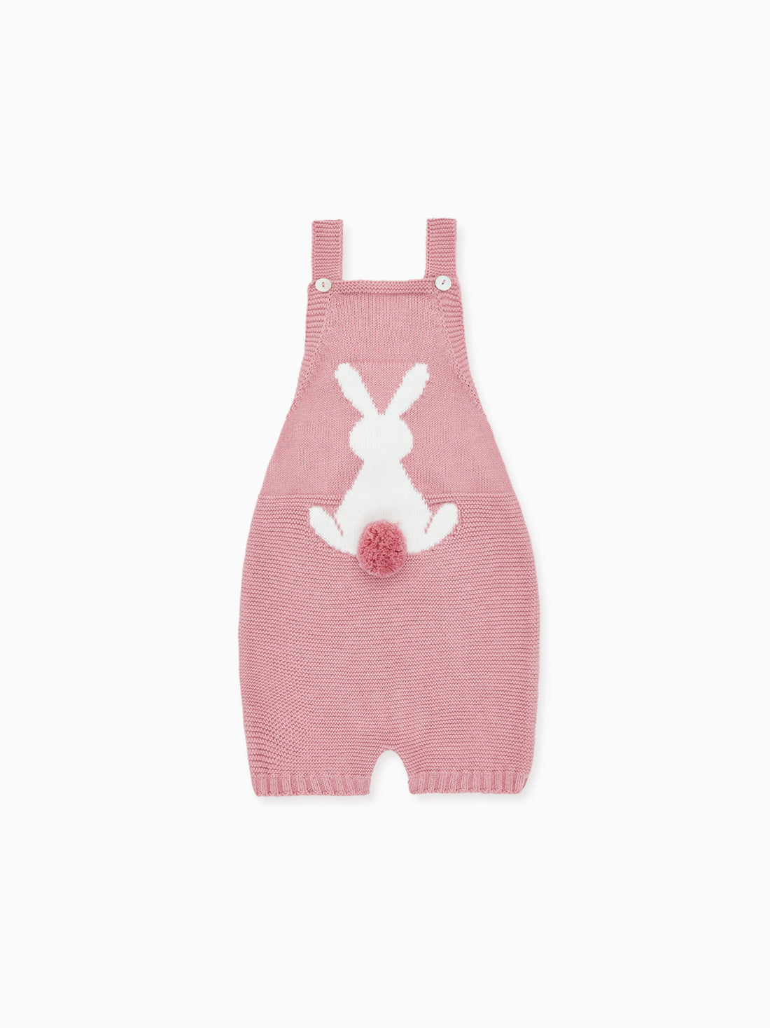 crispa knitted dungarees pink