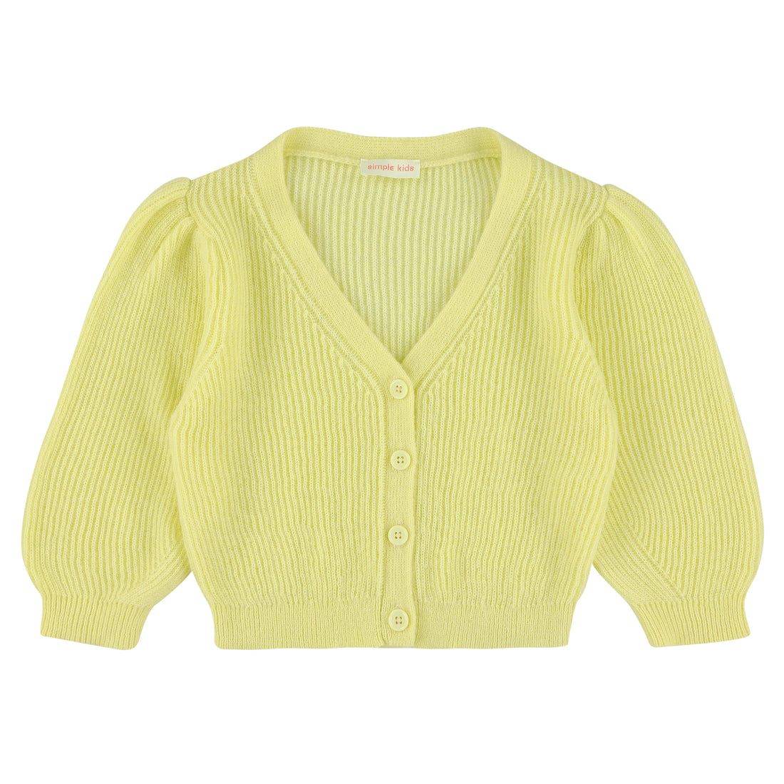 peru cardigan yellow