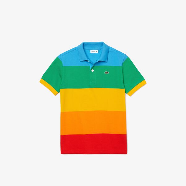 short-sleeved ribbed collar shirt