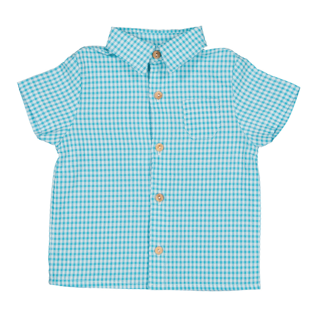 marcel shirt aqua gingham