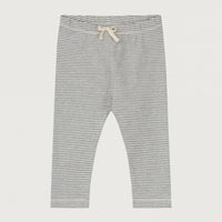 baby leggings grey melange stripe