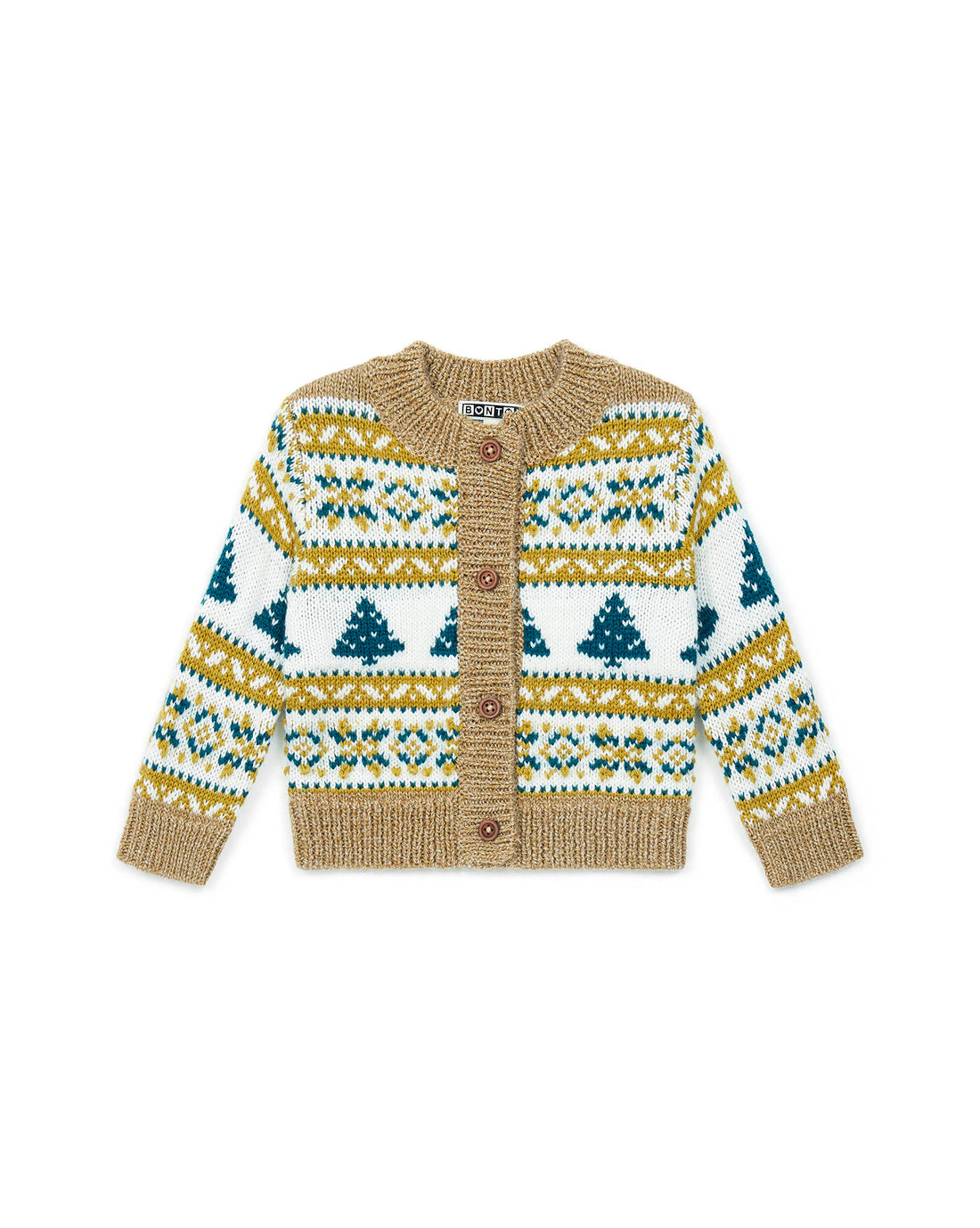 baby christmas cardigan lemon curd