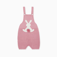 crispa knitted dungarees pink