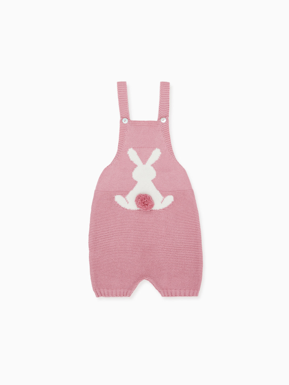 crispa knitted dungarees pink