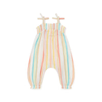baby romper multi stripe