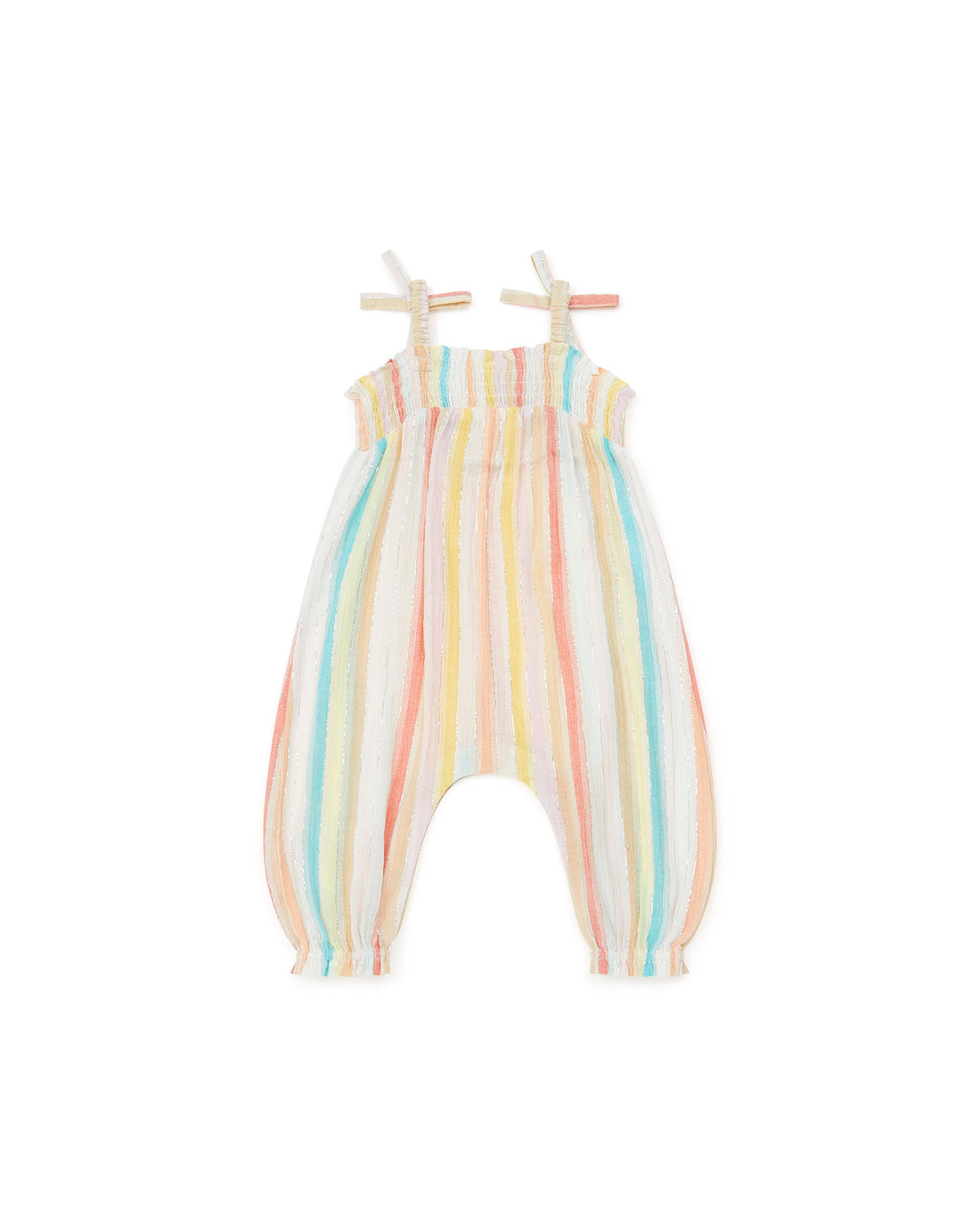 romper multi stripe