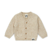 baby cardigan beige chine
