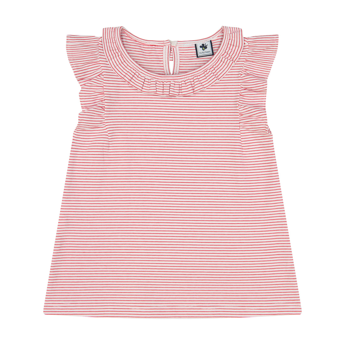 colette top mini red stripe