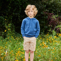 leo hoodie jumper blue