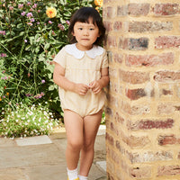 lina rompersuit yellow stripe