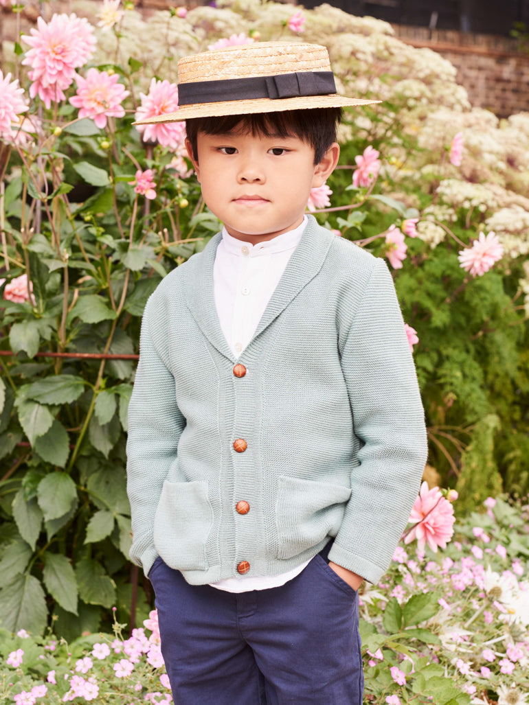 selvas cardigan sage green