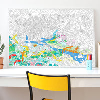 jungle folded poster