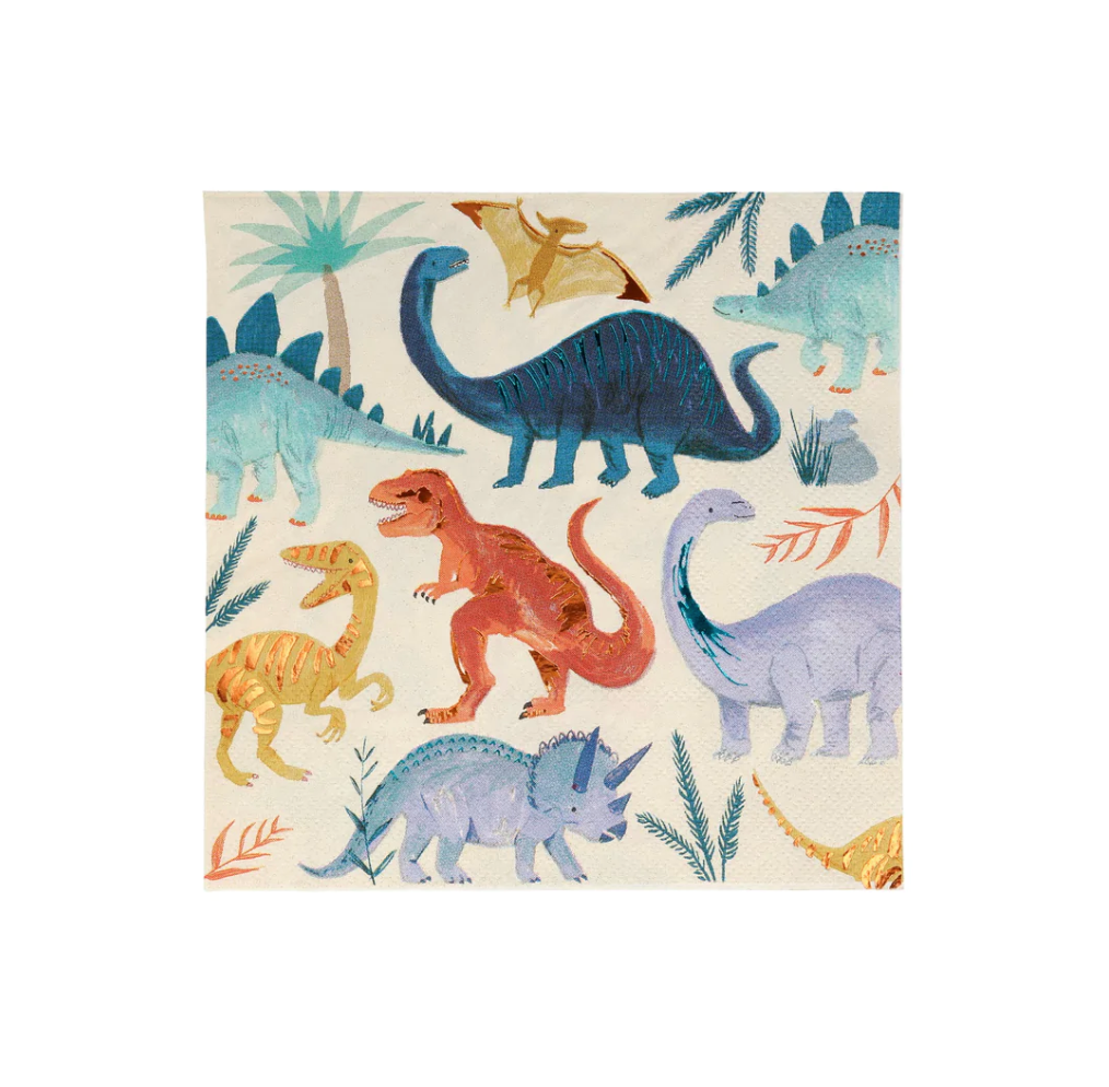 dinosaur kingdom large napkins