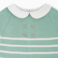 baby clavel playsuit sage