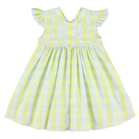 honey ruffle shoulder dress