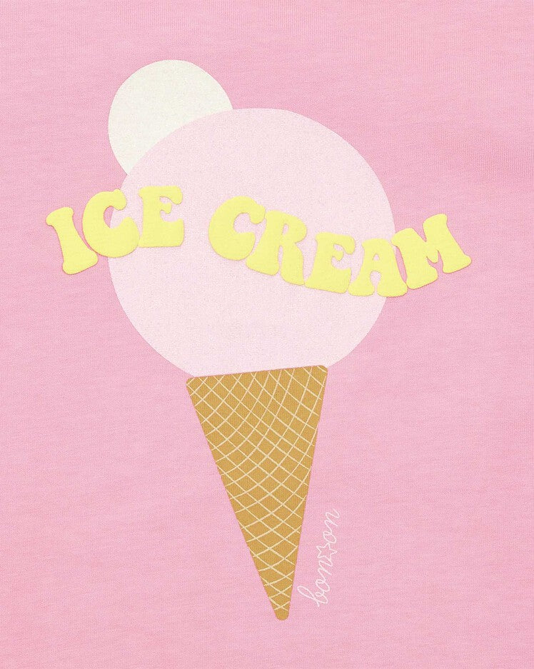 girls ice cream tee