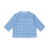 baby tunic vichy bleu