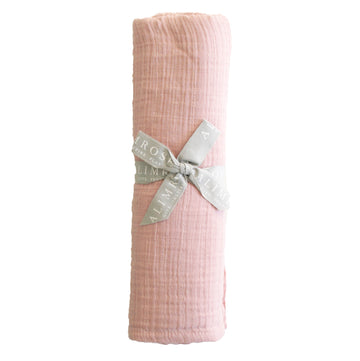 muslin swaddle rosewater