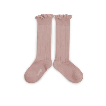 josephine knee socks vieux rose
