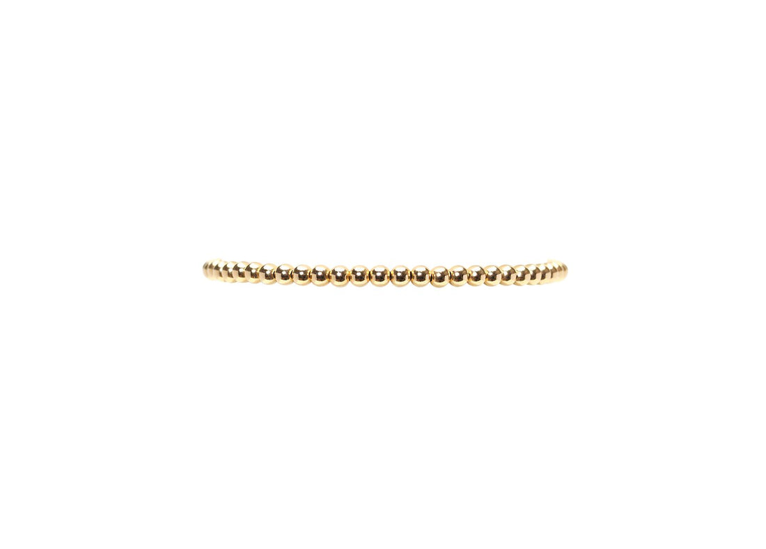 3mm yellow filled bracelet