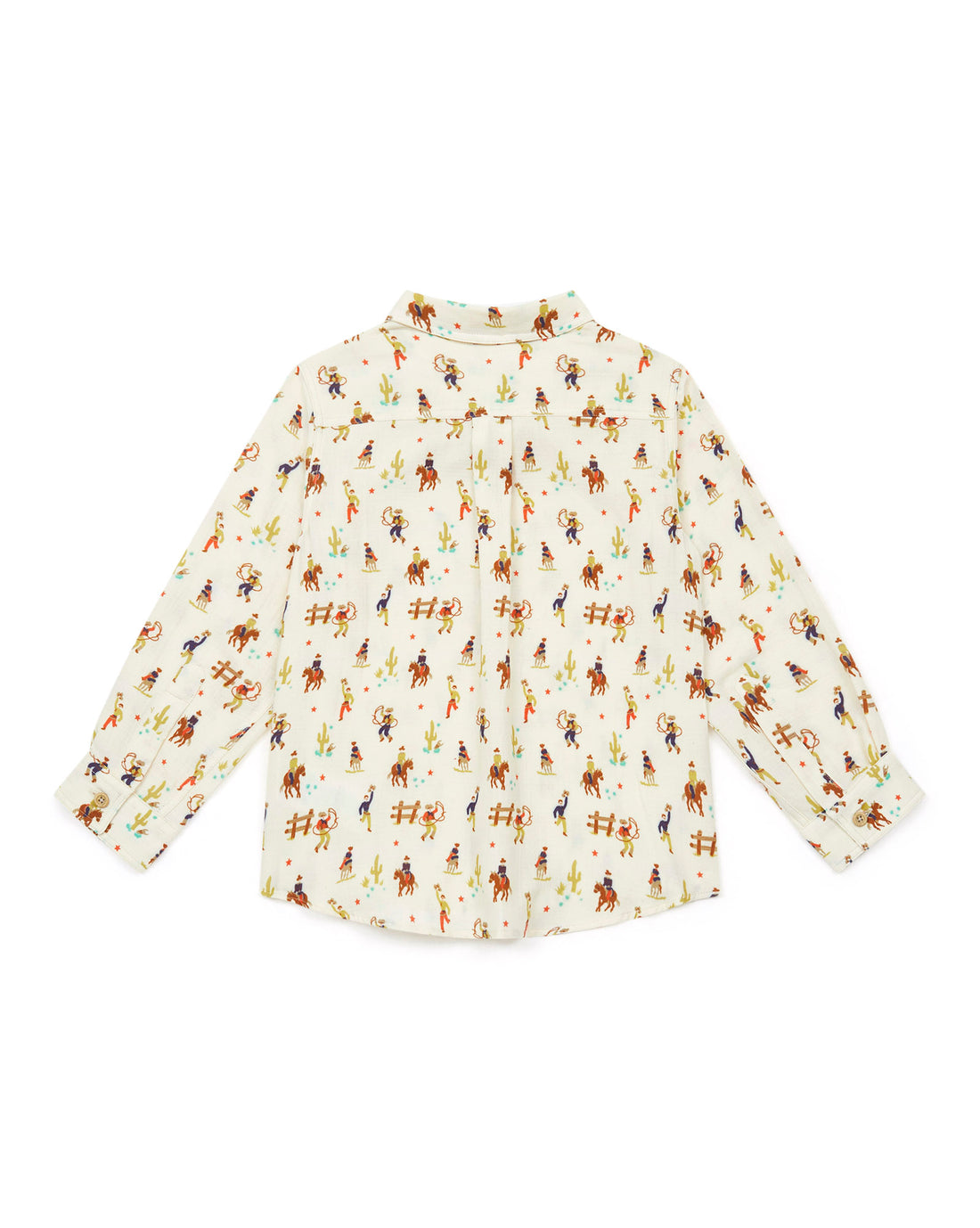boys panama print shirt