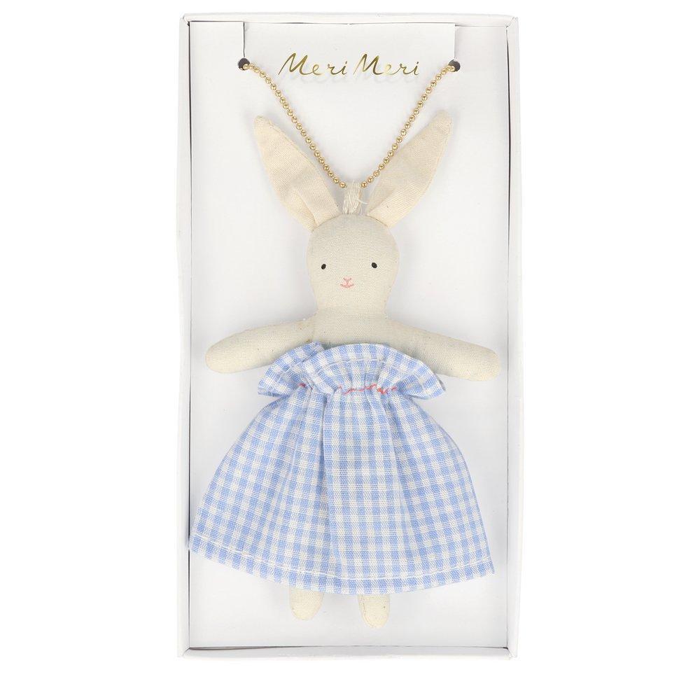 bunny doll necklace